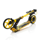 Самокат двоколісний складаний з колесами 200 мм і дисковим гальмом Scooter Prime 1364 Yellow-Black - зображення 4