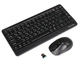 Комплект A4Tech FG1112 беспроводная клавиатура и мышь 2.4 ГГц Black - изображение 5
