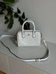 Сумка жіноча шкіряна з принтом в стилі Coach Rowan White Satchel In Signature Canvas - изображение 6