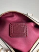 Сумка жіноча шкіряна з принтом в стилі Coach Rowan White Satchel In Signature Canvas - изображение 9