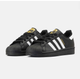 Женские кроссовки с вишивкой Adidas Superstar черные 39 - изображение 3