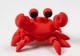 Брелок для ключей подвижный Flexi Crab Краб 3D-печать антистресс оранжевый - изображение 1