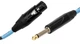 Profesjonalny kabel audio SSQ XZJM3 Jack 6.35 mm TS (Mono) - XLR Żeński (3 m) (5907688758962) - obraz 2