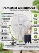 Мощный аккумуляторный настольный вентилятор 16" (40 см) + солнечная панель и 2 Led лампы - изображение 2