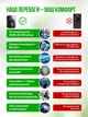 Аккумуляторный компрессор портативный автомобильный воздушный насос для машины шин мотоцикла велосипеда мяч надувных игрушек и матрасов беспроводной универсальный с фонарем цифровым лед дисплеем манометр мобильный OnePro Черный 73556 - изображение 6