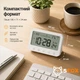 Термометр-гигрометр с часами HOCO HX44 с LCD дисплеем, измерение температуры и влажности, настольный, будильник - изображение 5
