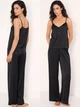 Комплект пижама женская ellen silk harmony black lps 4788/02/02 S черный - изображение 2