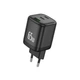 Сетевое Зарядное Устройство Foneng Cube-EU A+C+C 3-Port GaN Charger (65W) черный - изображение 1