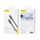 Кабель Foneng X119 1M Zinc Alloy Head Braided Cable (PD27W) Type-C to Lightning черный - изображение 2