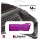 Флеш-накопичувач Kingston USB 3.2 DT Exodia M 64GB Neon Purple - изображение 4
