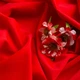 Ткань трикотаж Бифлекс матовый 200 гр/м2, эластичная для купальников, леггинсов, спортивной одежды красная 5256644 - изображение 3