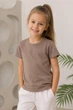 Футболка детская NoBrand Classic кулирная гладь бежевый 98 (TSH-GIRL-BEG-98) - изображение 1