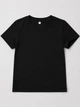 Футболка детская NoBrand Classic кулирная гладь черная 98 (TSH-GIRL-BLK-98) - изображение 4