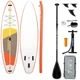 Доска для серфинга SUP FunWater SUPFW69B 3.35м Orange-White (0810143167900) - изображение 1