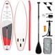 Доска для серфинга SUP FunWater SUPFW69C 3.35м Red/White (0810143167917) - изображение 1