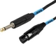 Profesjonalny kabel audio SSQ XZJM15 Jack 6.35 mm TS (Mono) XLR Żeński (15 m) (5904161822943) - obraz 2