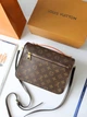 Сумка жіноча Louis Vuitton Pochette Metis combi коричнева Луі Вітон (133) - изображение 6
