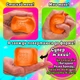 Іграшка Антистрес NeeDoh Nice Cube Помаранчевий кубик льоду 5 см — М’який сквіш кубик для зняття напруги та релаксу - зображення 4