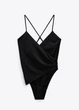 Боди черный драпированный Zara с бретельками XS - изображение 6