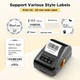 Термопринтер этикеток SUPVAN T50M Pro Bluetooth 12–50 мм термопечать - изображение 8