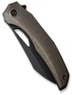 Нож складной туристический Weknife Ignio Mystery Box 8.4 см CPM 20CV / 6AL4V Бронзовый (WE22042B-2 MB) - изображение 8