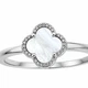 Кольцо серебряное Клевер с перламутром и фианитами Silver Style 17 р. (111310.80 sku:2300103130320) - изображение 2
