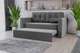 Прямий диван MÜNGER Sofa Gemütlich 166x102x78, з механізмом єврокнижка, з оббивкою з тканини Mars 01 - зображення 2