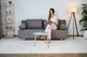 Прямий диван MÜNGER Sofa Bequem 192x92x80, з механізмом єврокнижка, з оббивкою з тканини Аляска 05 - зображення 7