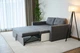 Прямий диван MÜNGER Sofa Gemütlich 166x102x78, з механізмом єврокнижка, з оббивкою з тканини Mars 01 - зображення 18