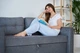 Прямий диван MÜNGER Sofa Gemütlich 166x102x78, з механізмом єврокнижка, з оббивкою з тканини Mars 01 - зображення 19