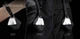 Чехол для AirPods Pro 3 Aulumu A39 Geometric Case с замком и ремешком Черный - изображение 6