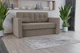 Прямий диван MÜNGER Sofa Gemütlich 166x102x78, з механізмом єврокнижка, з оббивкою з тканини Mars 03 - зображення 1