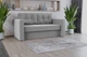 Прямой диван MÜNGER Sofa Gemütlich 166x102x78, с механизмом еврокнижка, с обивкой из ткани Mars 12 - изображение 1