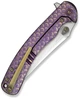 Нож складной туристический Weknife Dracarys 9.1 см Böhler M390 / 6AL4V Фиолетово-золотой (WE25061B-2) - изображение 7