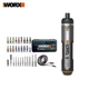 Акумуляторна викрутка Worx WX242 8Нм USB-C 30 насадок - зображення 1