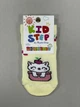 Летние носки детские сетка Kidstep Кошечка желтые арт.4326 12 - изображение 1