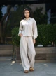 Женские брюки летние льняные Tencel Linen Бежевые S - изображение 2