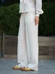 Женские брюки летние льняные Tencel Linen Бежевые S - изображение 6
