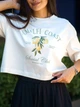 Женская футболка оверсайз укороченая Oversize Crop Lemon белая S - зображення 6