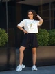 Женская футболка оверсайз укороченая Oversize Crop Lemon белая S - зображення 7