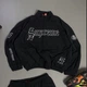 Ветровка Supreme New York Track Jacket Nylon drill y2k sk8 Black M - изображение 1
