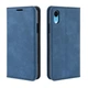 Чехол Taba Retro-Skin для iPhone XR книжка кожа PU с визитницей синий - изображение 7