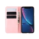 Чехол Taba Retro-Skin для iPhone XR книжка кожа PU с визитницей розовый - изображение 5