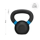 Гиря Gymtek G-42587 чавунна 6 кг Чорна (5905884425879) - зображення 6