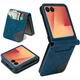 Захисний чохол Deexe Rhombus Card для Samsung Galaxy Flip 8 - Blue - зображення 1