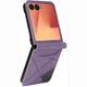 Захисний чохол Deexe Rhombus Card для Samsung Galaxy Flip 8 - Purple - зображення 2