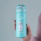 Термос Kite Hug in mug, с кнопкой, 430 мл, бирюзовый (K25-1221-1) - изображение 5