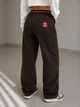 Джинсы женские Vanver 82226 Mom Baggy бананы на резинке большие размеры 32 коричневые - изображение 3