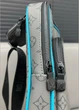 Мужская нагрудная сумка 41719 Louis Vuitton серая - изображение 8