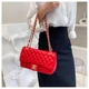 Женская сумка Chanel 8838 кросс-боди красная - изображение 2